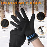 FEWTUR Waterproof Touchscreen Gloves for Winter Unisex