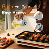 TrendPlain 2 in 1 Glass Oil Sprayer and Dispenser 470ml