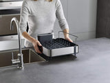 Joseph Joseph Steel Expandable Dish Drainer Rack With Removable Cutlery Holder