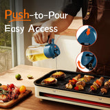 TrendPlain 2 in 1 Glass Oil Sprayer and Dispenser 470ml