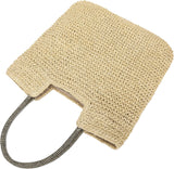 Rejolly Large Straw Woven Tote Bag for Women Beach Summer Vacation Boho Rattan Handbags